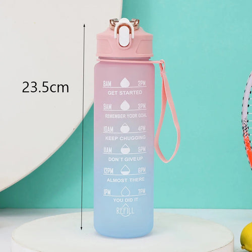 2L Outdoor Large Capacity Sport Water Bottle Creative Plastic Cup