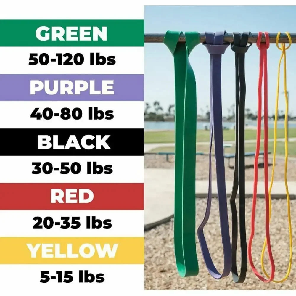 5~120lbs Fitness Resistance Band Boxing Agility Training Workout Gym