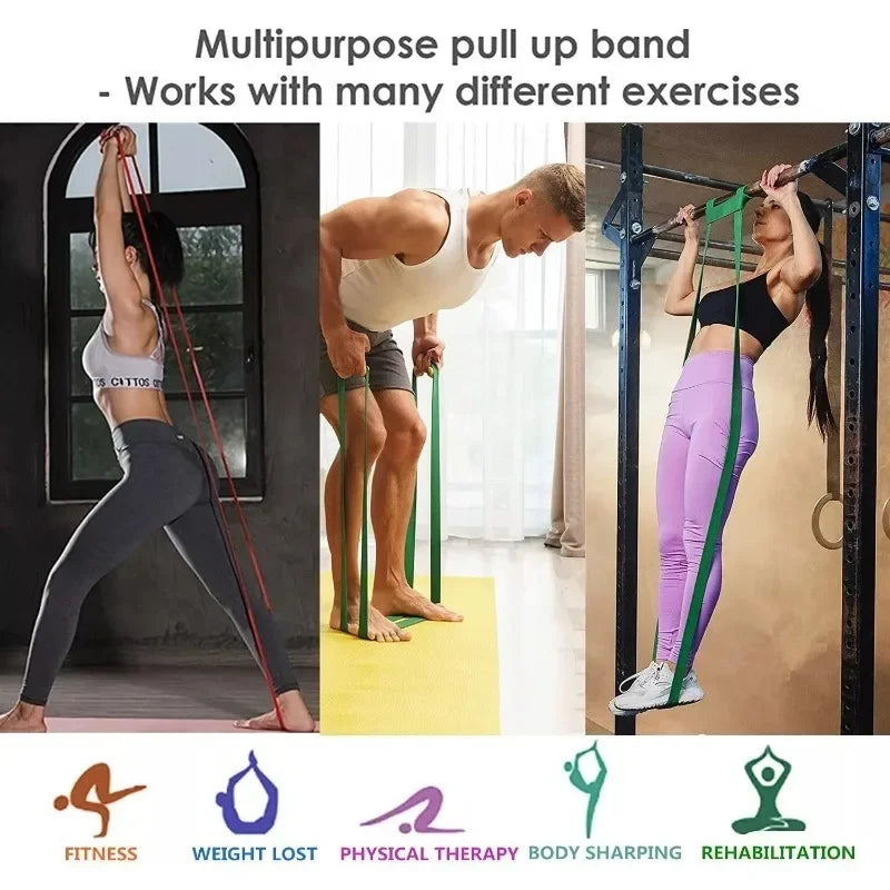 5~120lbs Fitness Resistance Band Boxing Agility Training Workout Gym