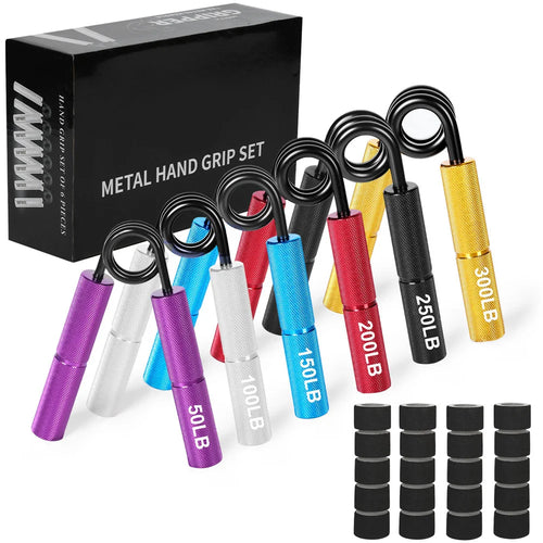 Metal Hand Gripper 50LB-350LB Strengthener Finger Exerciser Grip
