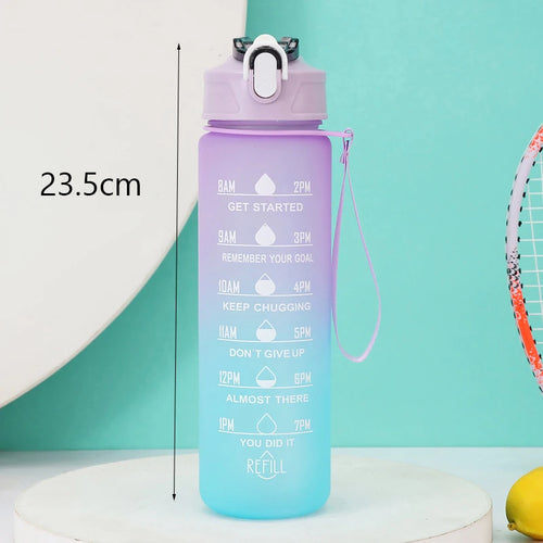 2L Outdoor Large Capacity Sport Water Bottle Creative Plastic Cup