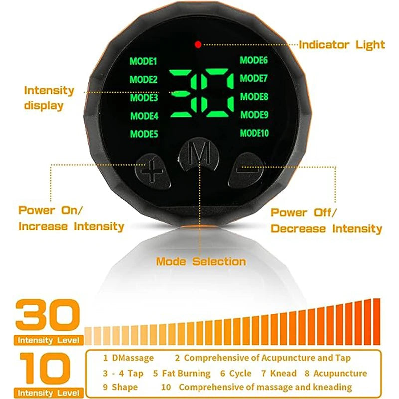 Abdominal Toning Belt Electronic Muscle Stimulator Portable AB